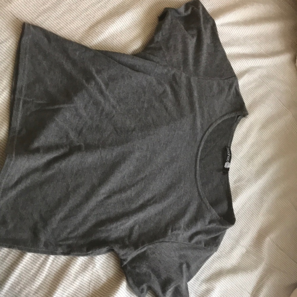 Grey crop top